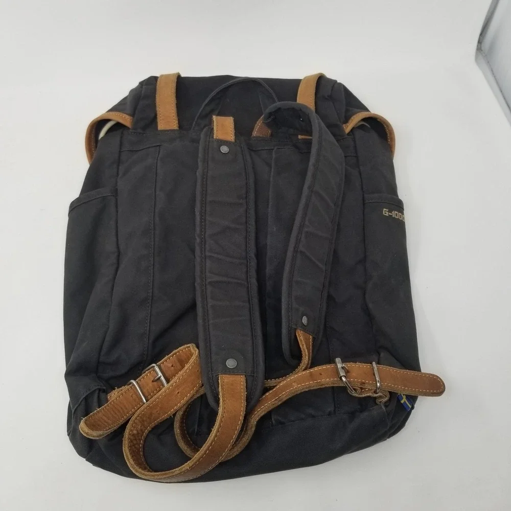 Fjallraven Rucksack No.21 Medium Wax Canvas G-1000 Backpack Brown - Picture 10 of 16